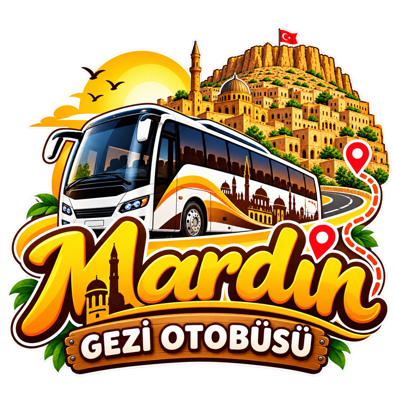 Mardin Gezi Otobüsü resmi logosu